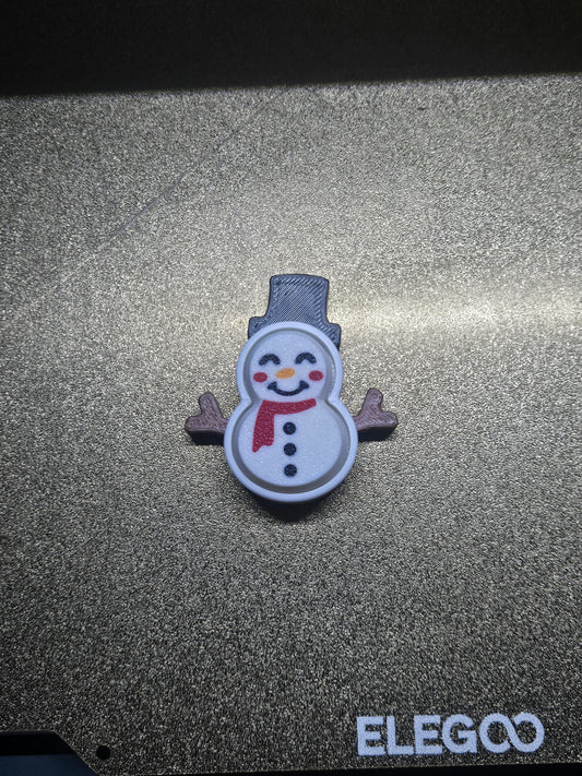 Snowman fidget clicker